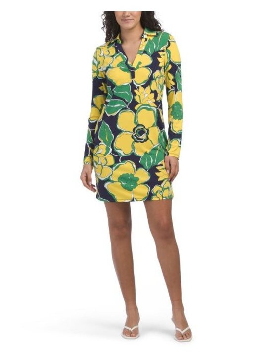 Trina Turk Dresses & Skirts - Trina Turk Kamryn Bold Floral Polo Mini Dress Size Large New with Tag